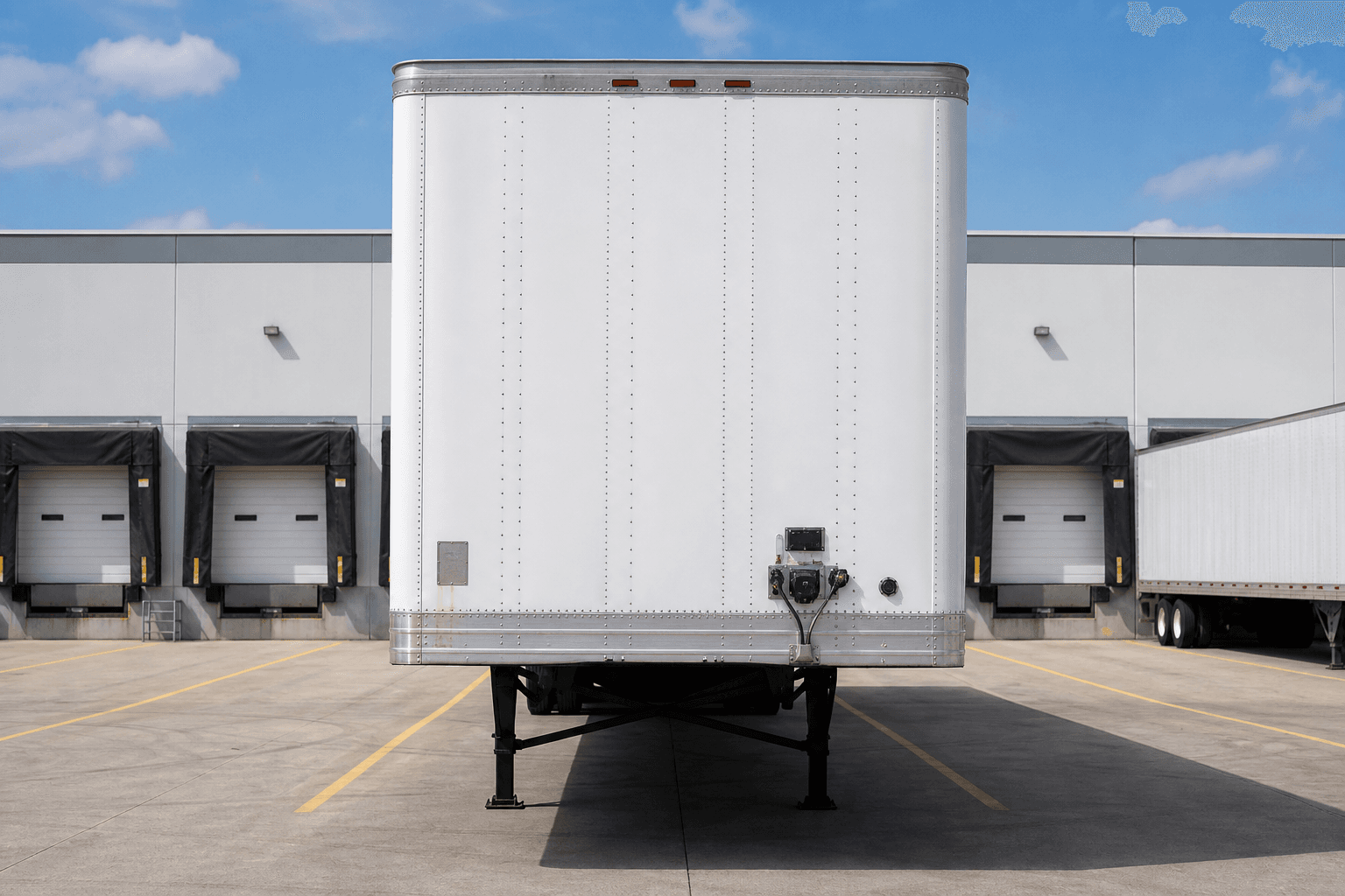 Full front trailer inspection capture